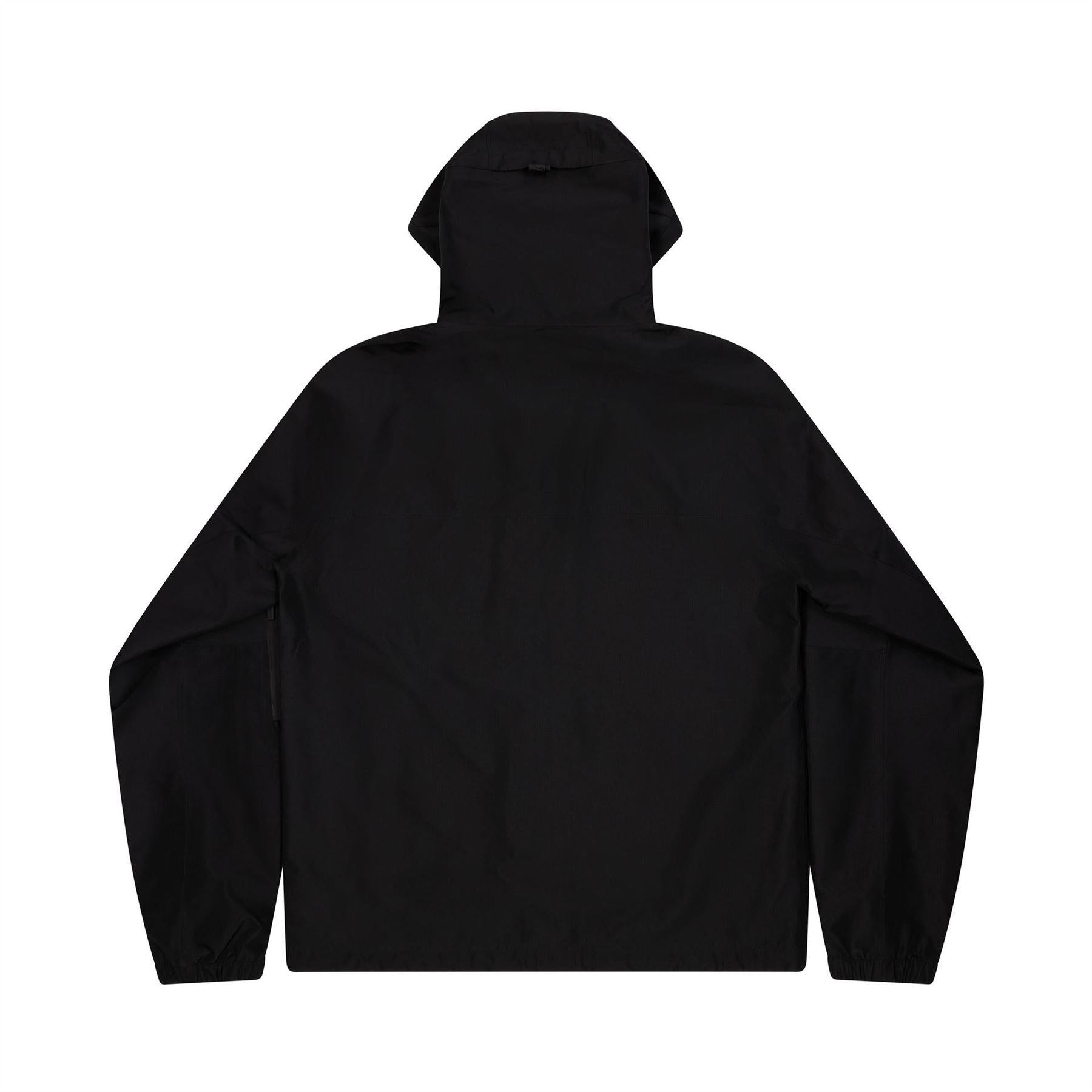 Black - Back - No Fear Mens Plain Anorak
