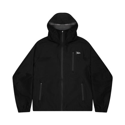 Black - Front - No Fear Mens Plain Anorak