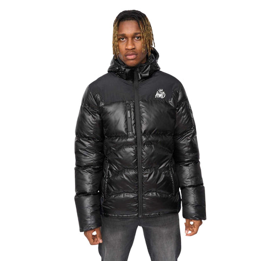Black - Front - Kings Will Dream Mens Ascend Polyester Puffer Jacket