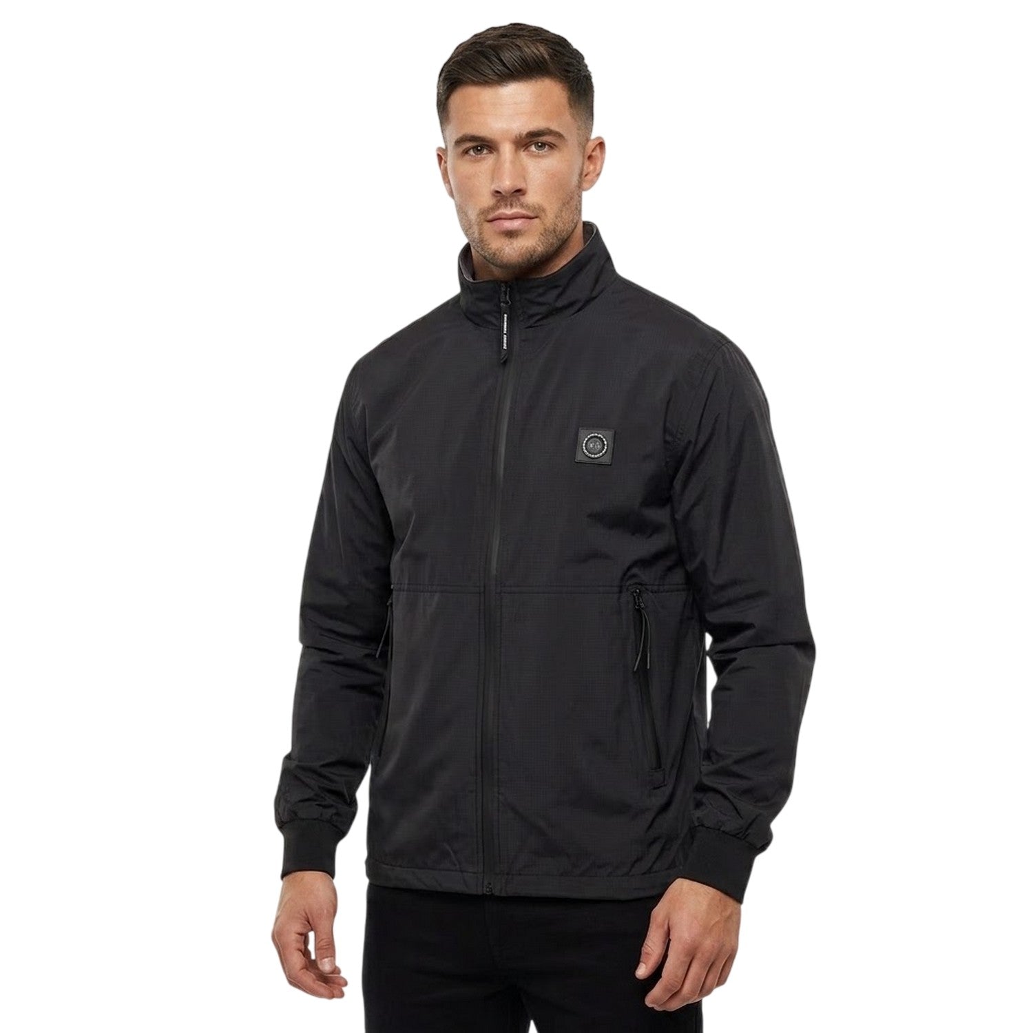 Black - Lifestyle - Marshall Artist Mens Velino Windbreaker