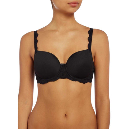 Black - Side - Triumph Womens-Ladies Amourette Lace Bra