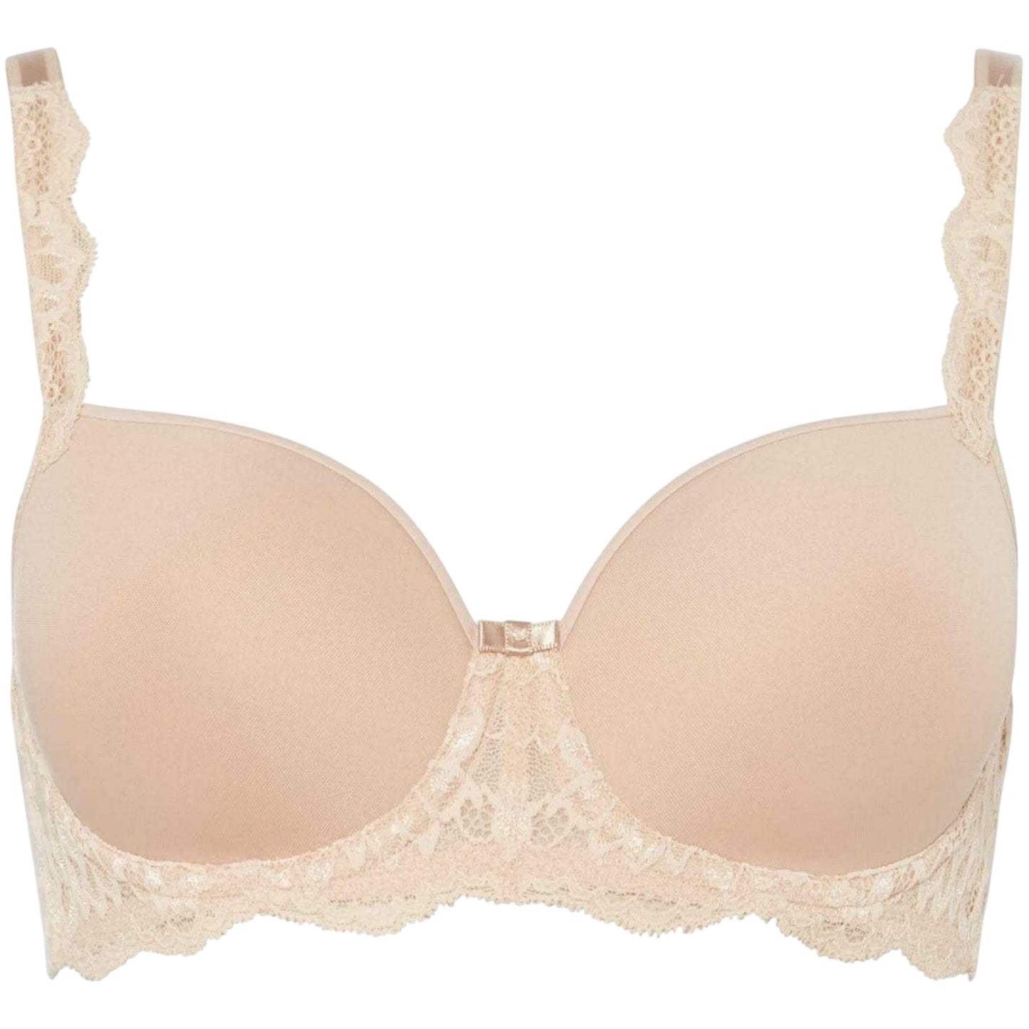 Beige - Front - Triumph Womens-Ladies Amourette Lace Bra