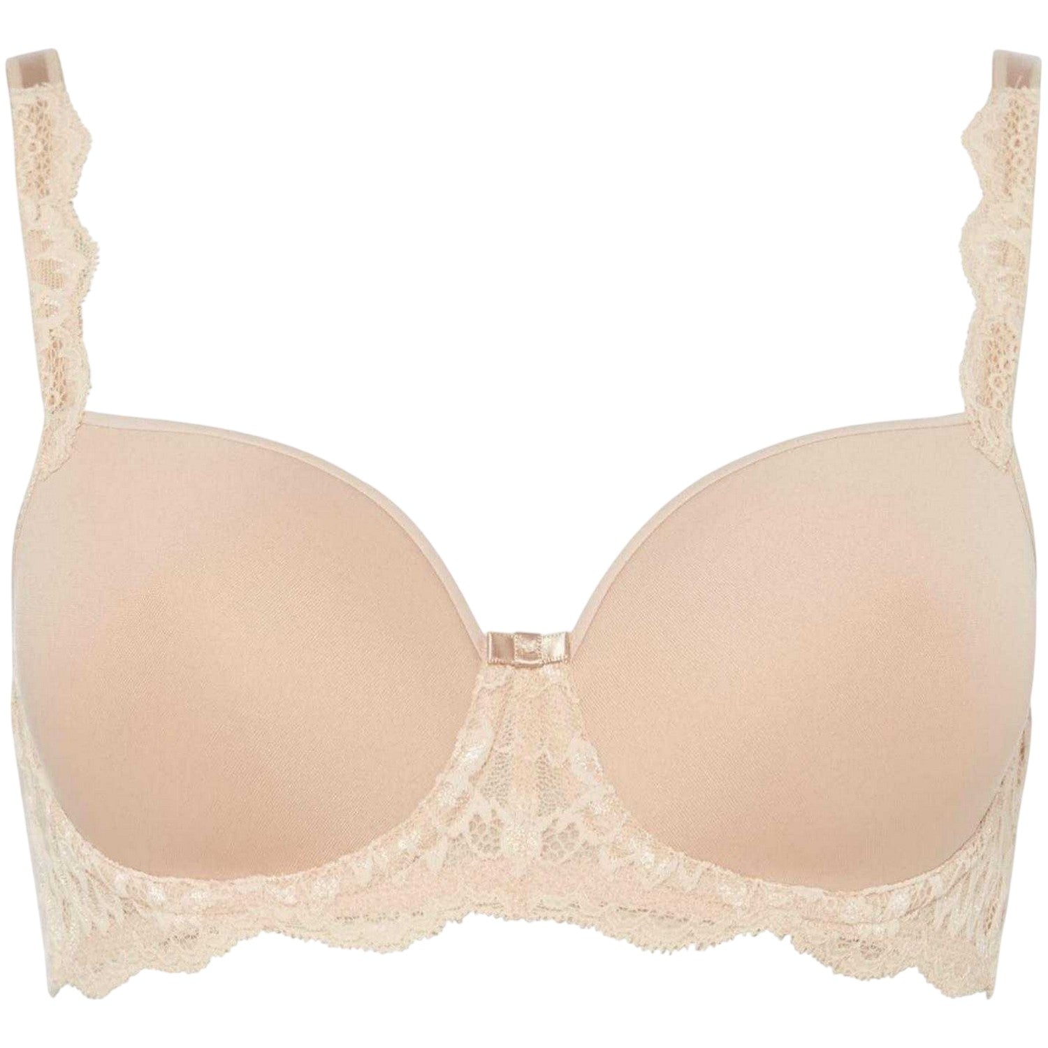 Beige - Front - Triumph Womens-Ladies Amourette Lace Bra