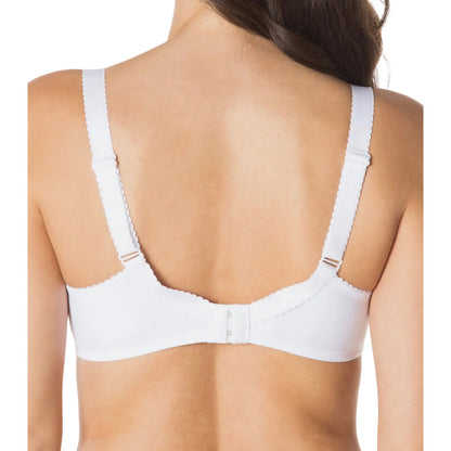 White - Back - Triumph Womens-Ladies Doreen Lace Bra