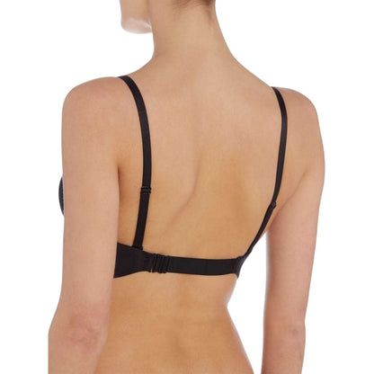 Black - Back - Wonderbra Womens-Ladies Plunge Bra