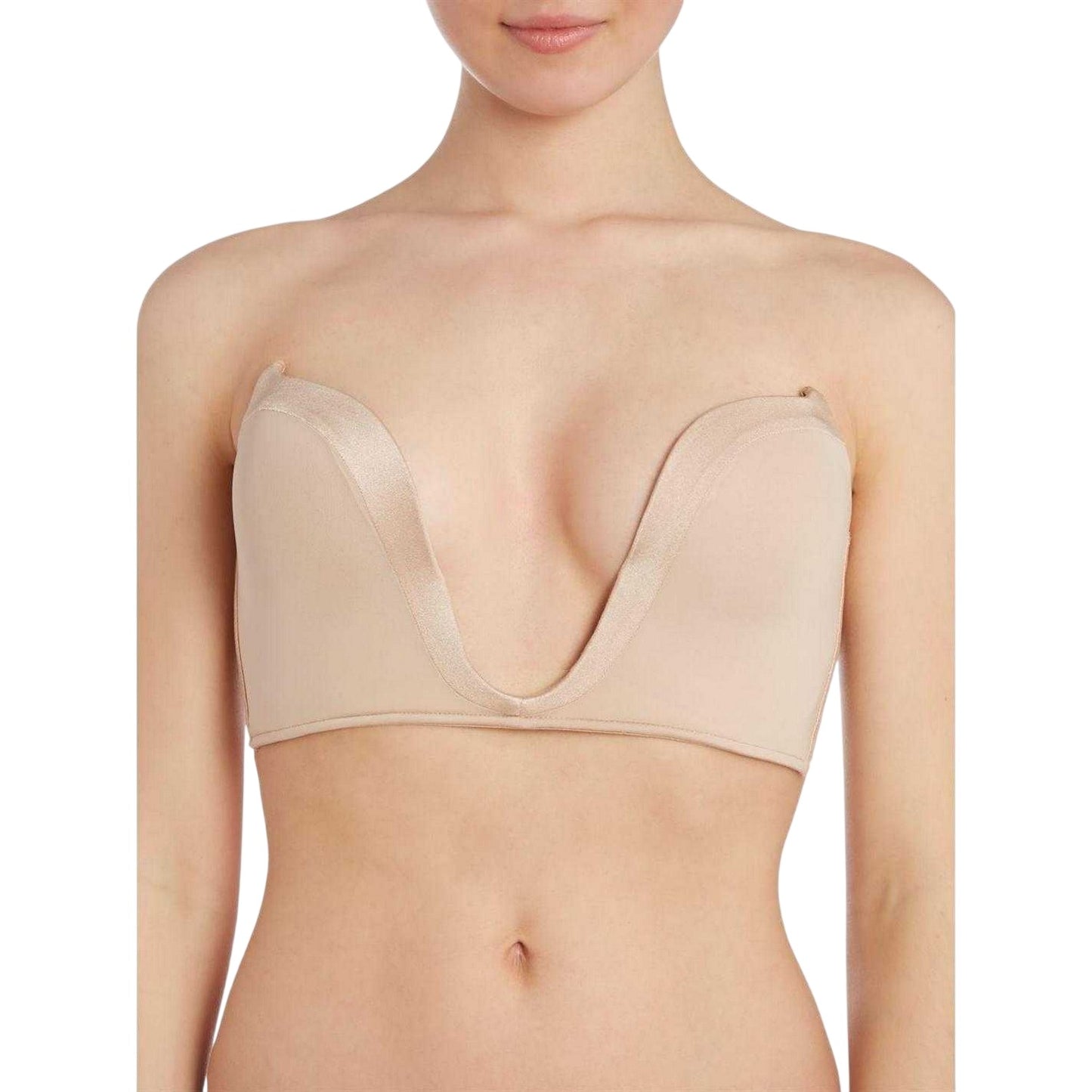 Nude - Side - Wonderbra Womens-Ladies Plunge Bra