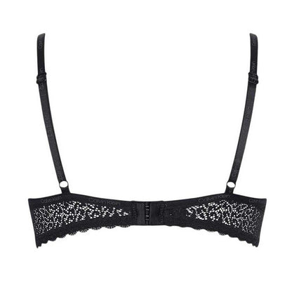 Black - Back - Calvin Klein Womens-Ladies Flirty Balcony Bra
