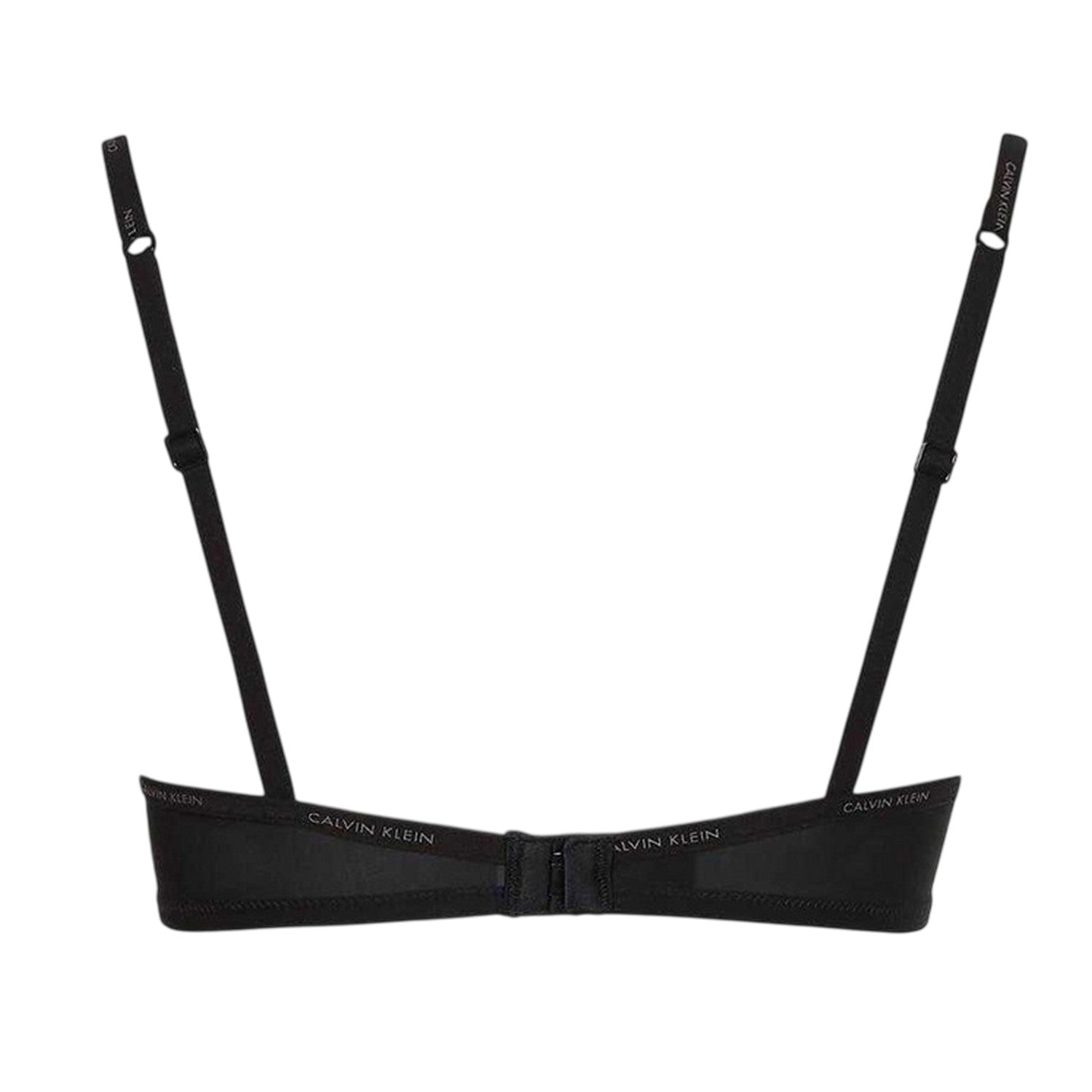 Black - Back - Calvin Klein Womens-Ladies Marq Demi Lined Lightweight Bra
