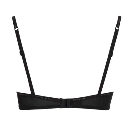 Black - Back - Calvin Klein Womens-Ladies Marq Demi Lined Lightweight Bra