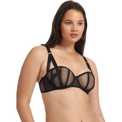 Black - Side - Bluebella Womens-Ladies Karolina Bra
