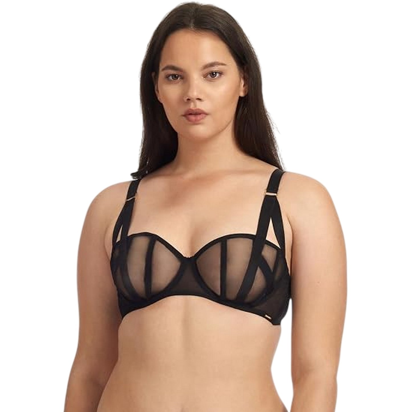 Black - Lifestyle - Bluebella Womens-Ladies Karolina Bra