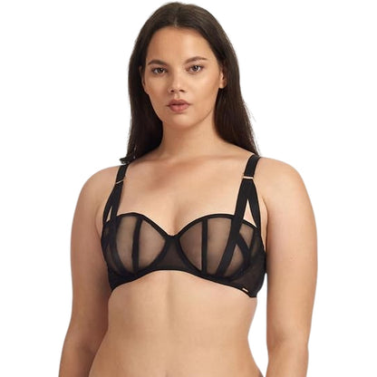 Black - Lifestyle - Bluebella Womens-Ladies Karolina Bra