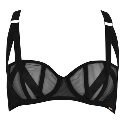 Black - Front - Bluebella Womens-Ladies Karolina Bra