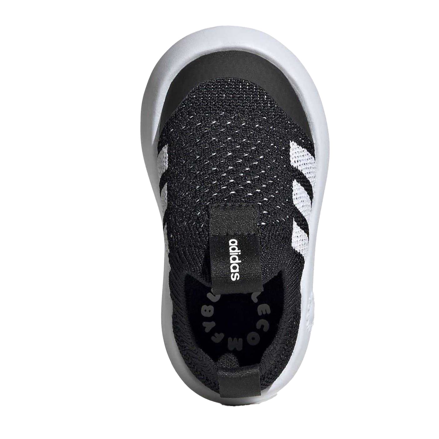 Black-White - Lifestyle - Adidas Baby Bubblecomfy Logo Low Cut Trainers