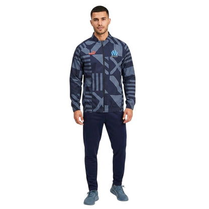 Night Blue - Lifestyle - Puma Mens Geometric Anorak
