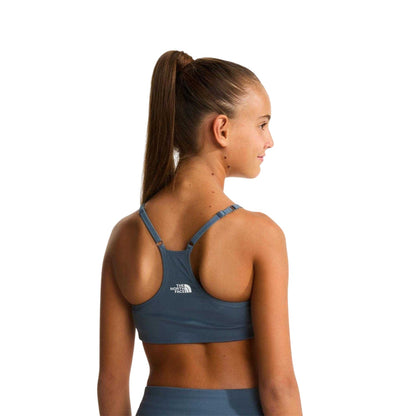 Granite Grey - Lifestyle - The North Face Girls Flex Sports Bra