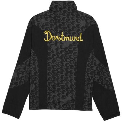 Black-Yellow - Back - Puma Mens Borussia Dortmund Anorak