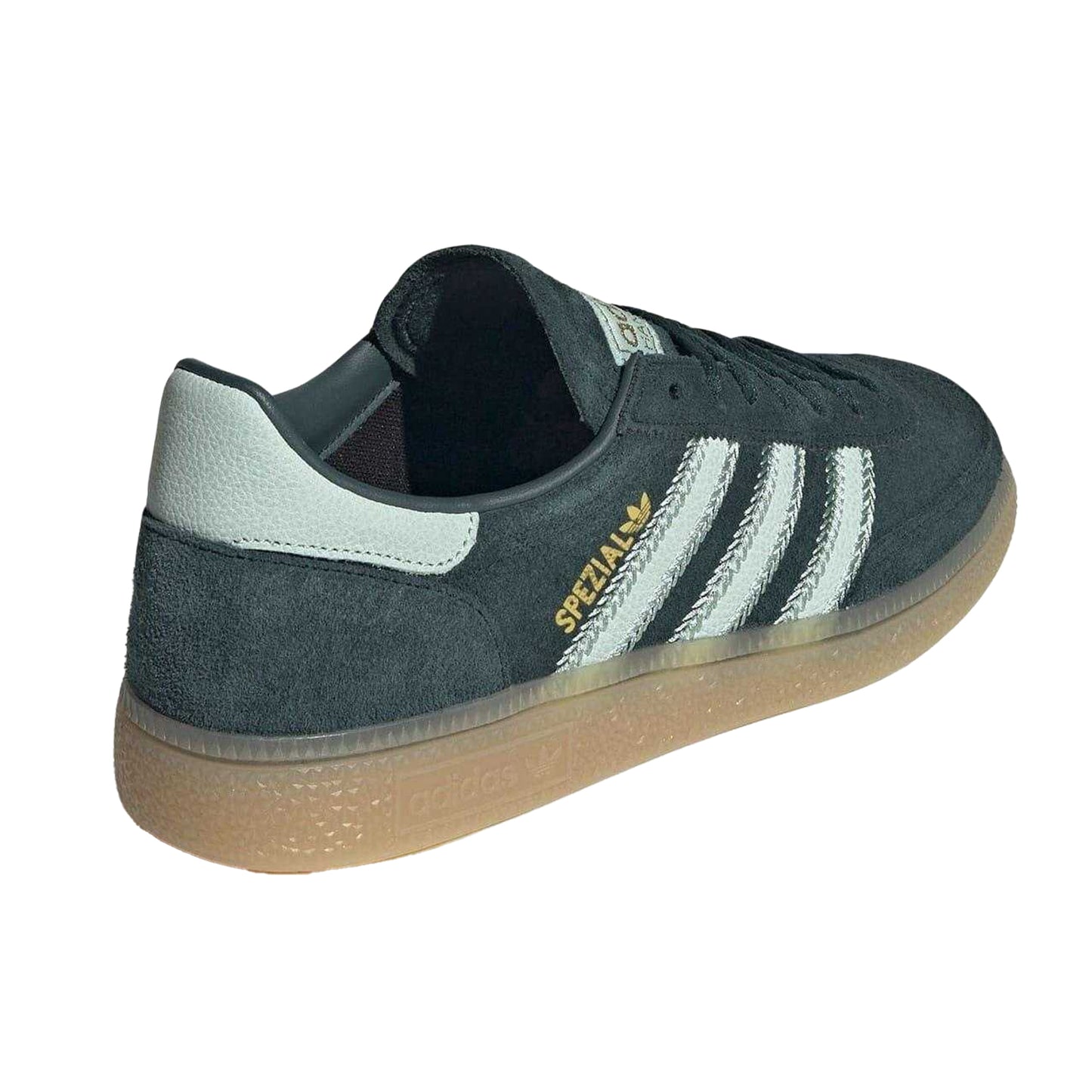 Ivy-Green - Back - Adidas Womens-Ladies Spezial Suede Handball Trainers