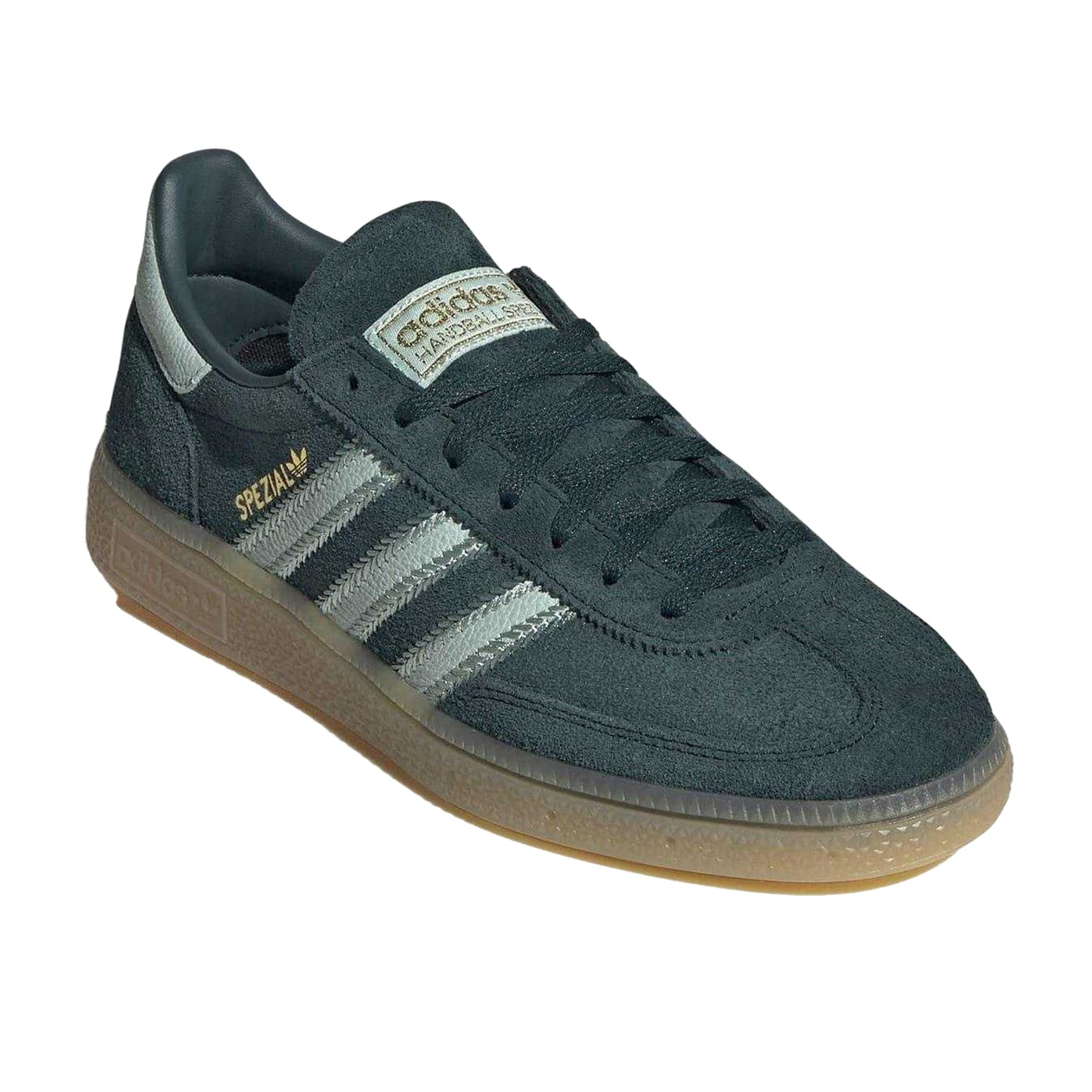 Ivy-Green - Pack Shot - Adidas Womens-Ladies Spezial Suede Handball Trainers