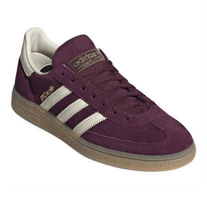Maroon-Cream - Lifestyle - Adidas Womens-Ladies Spezial Suede Handball Trainers