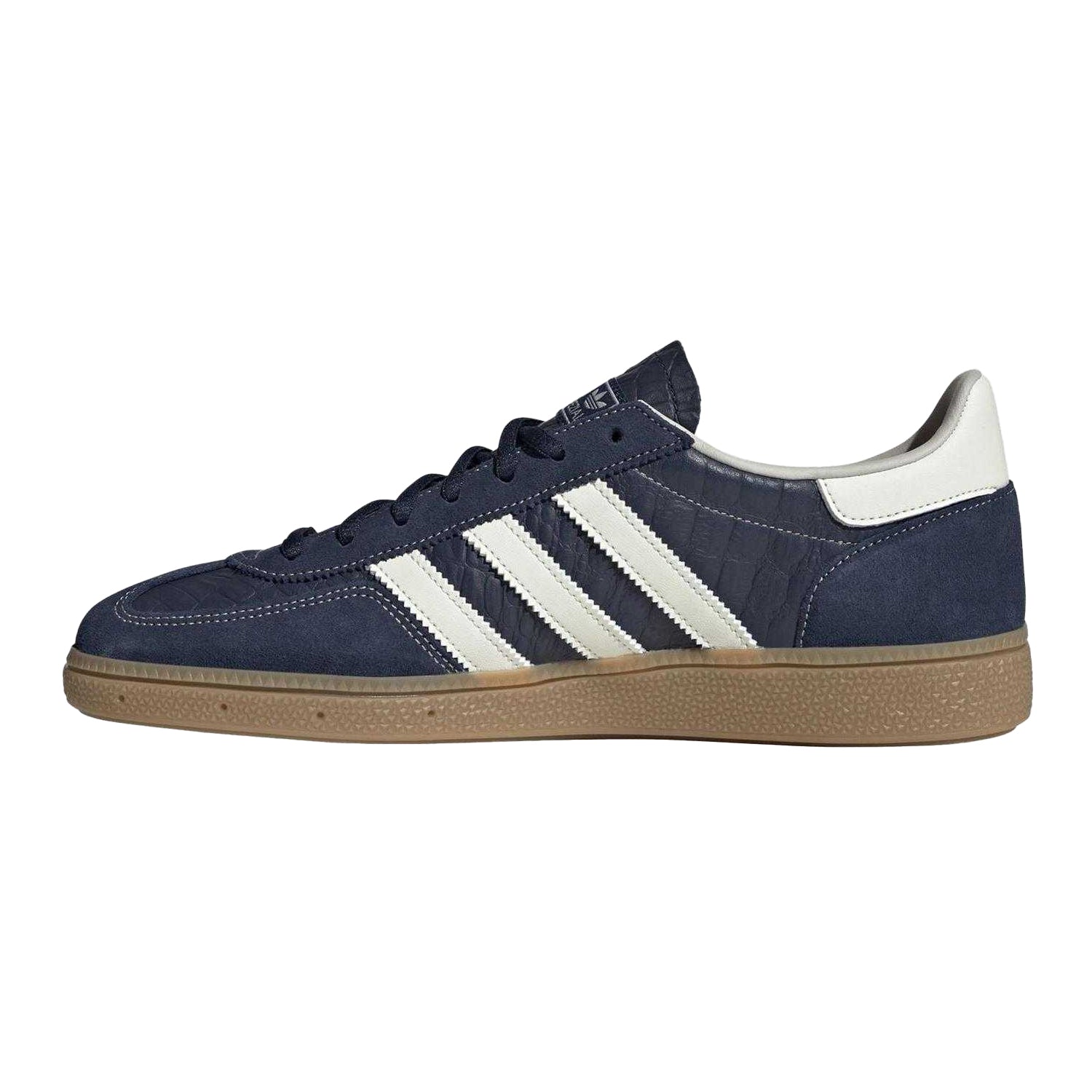 Navy-Cream - Side - Adidas Womens-Ladies Spezial Suede Handball Trainers