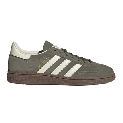Olive Strata - Front - Adidas Womens-Ladies Spezial Suede Handball Trainers