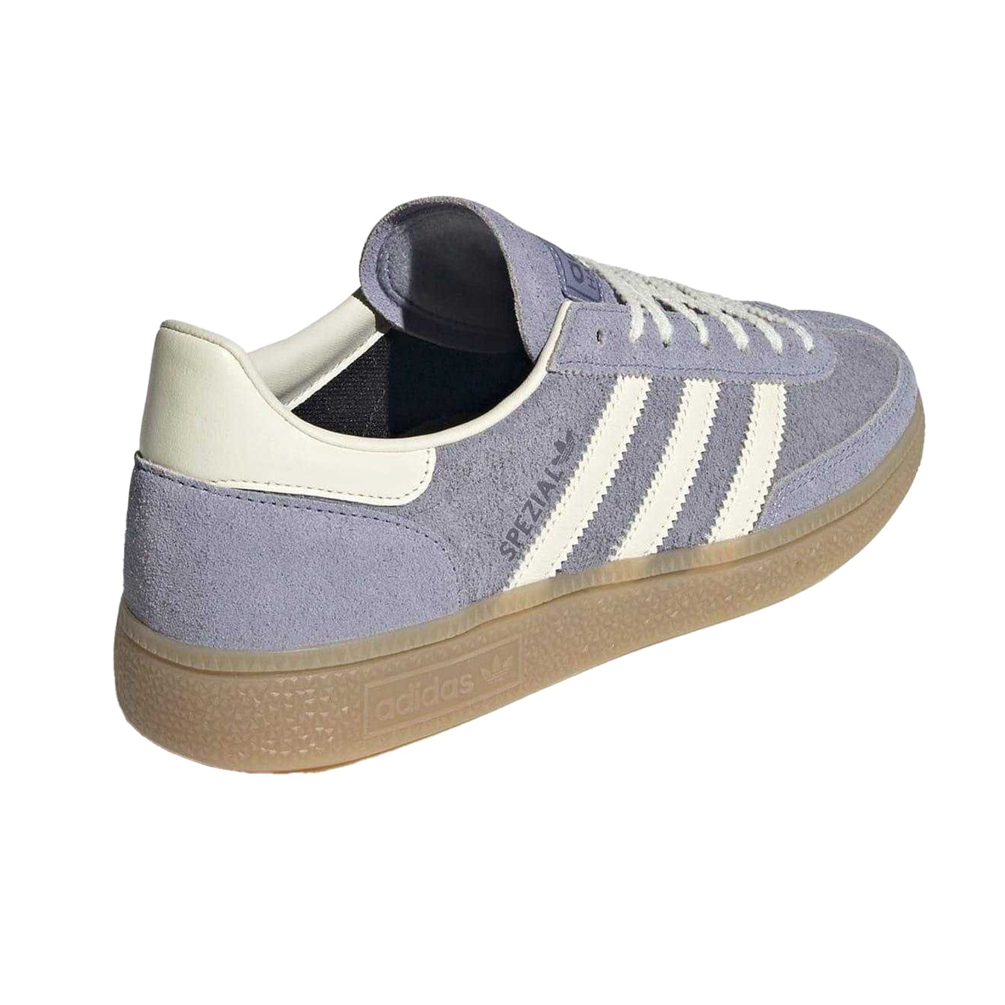 Violet-Silver - Back - Adidas Womens-Ladies Spezial Suede Handball Trainers