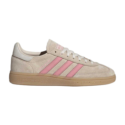 Cream-Pink - Front - Adidas Womens-Ladies Spezial Suede Handball Trainers