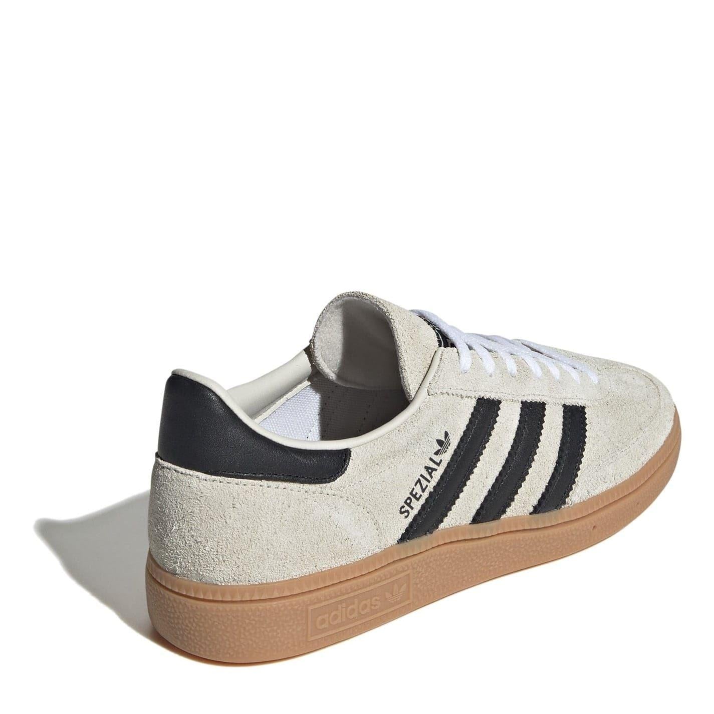 Alumina-Black - Pack Shot - Adidas Womens-Ladies Spezial Suede Handball Trainers