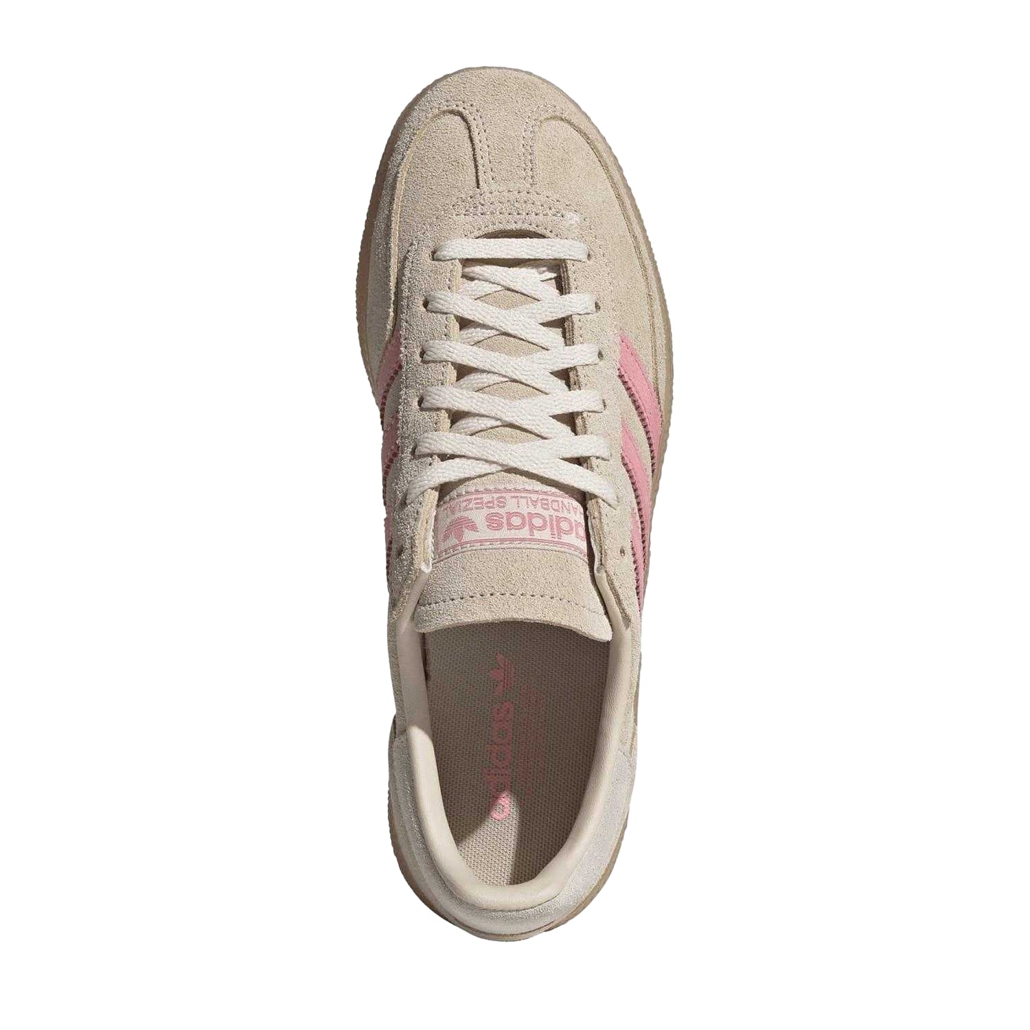 Cream-Pink - Lifestyle - Adidas Womens-Ladies Spezial Suede Handball Trainers