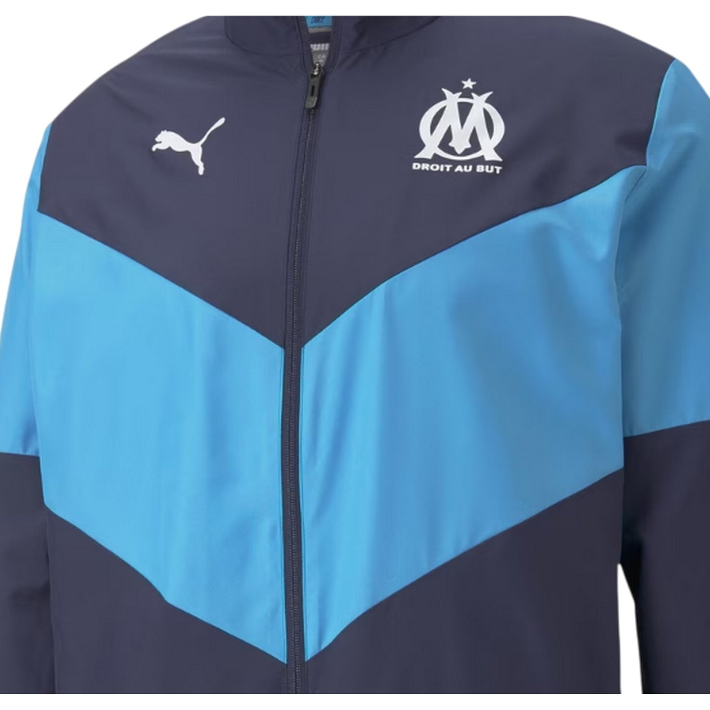 Peacoat-Blue - Side - Puma Mens International Licenced Anorak