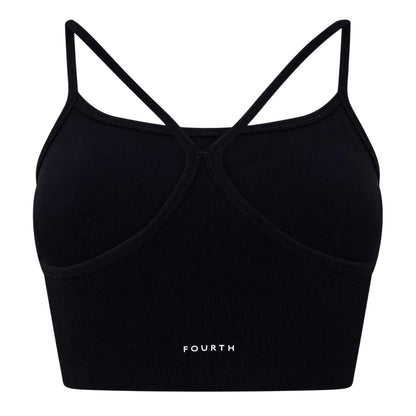 Black - Back - 4th & Reckless Womens-Ladies Jenna Sports Bra