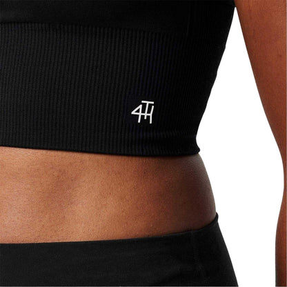Black - Lifestyle - 4th & Reckless Womens-Ladies Jenna Sports Bra