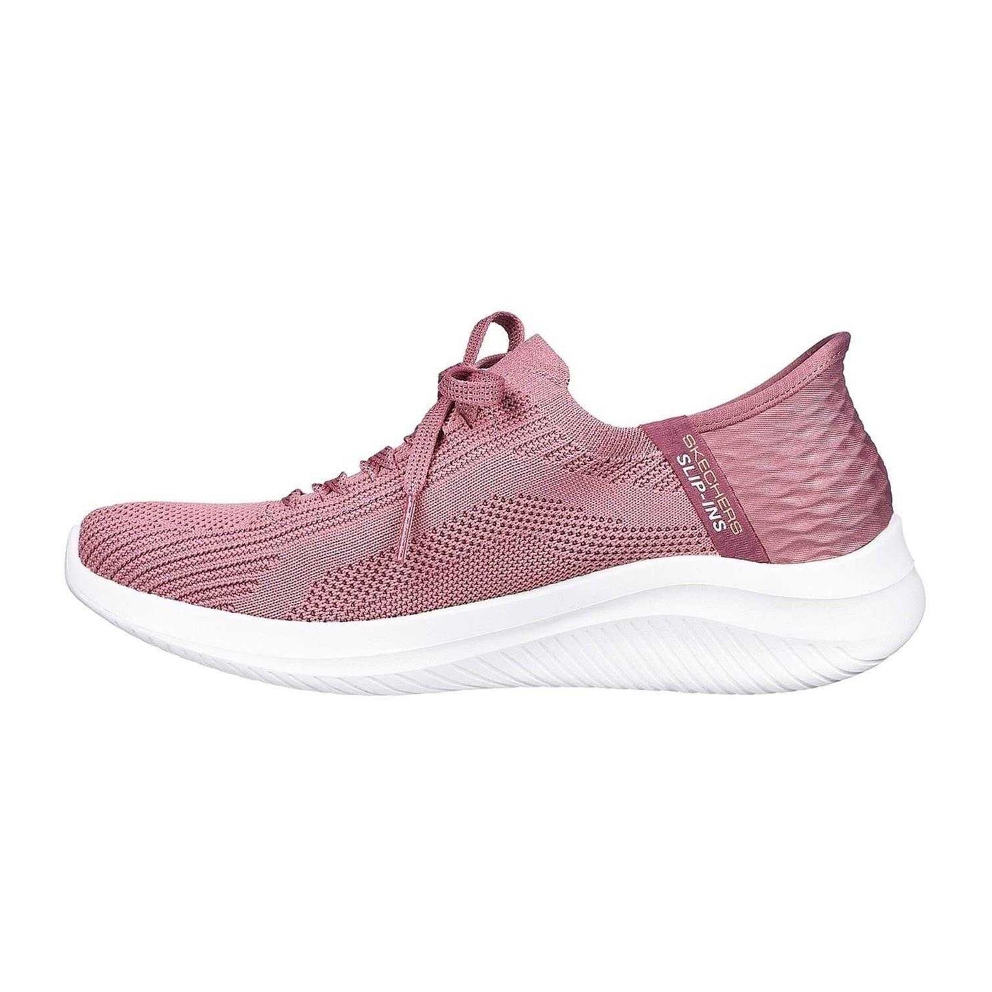 Mauve - Back - Skechers Womens-Ladies Ultra Flex 3.0 - Brilliant Trainers