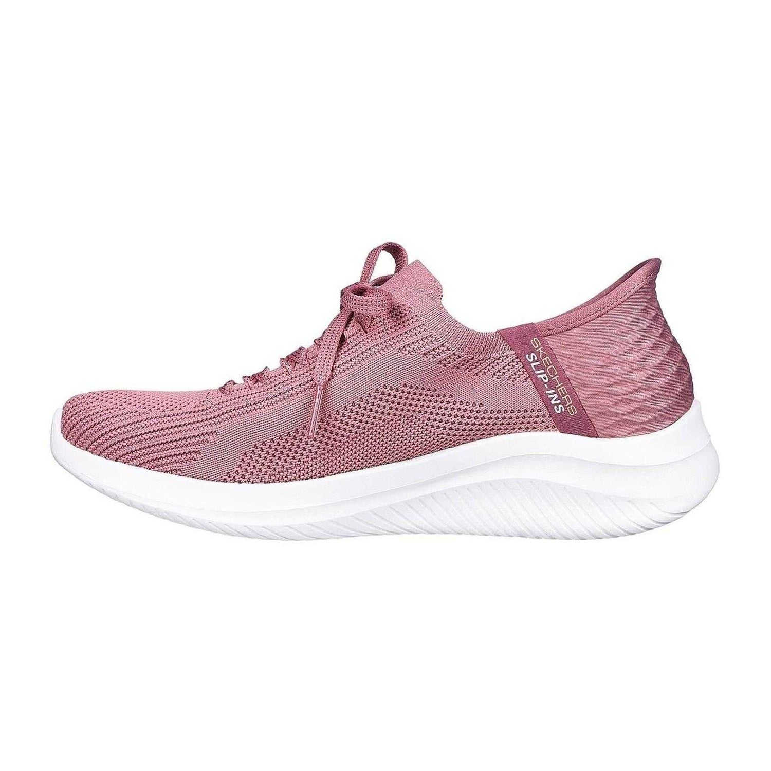 Mauve - Back - Skechers Womens-Ladies Ultra Flex 3.0 - Brilliant Trainers