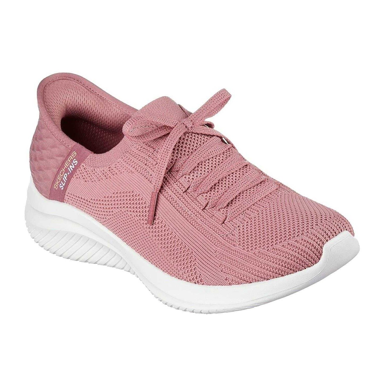 Mauve - Pack Shot - Skechers Womens-Ladies Ultra Flex 3.0 - Brilliant Trainers