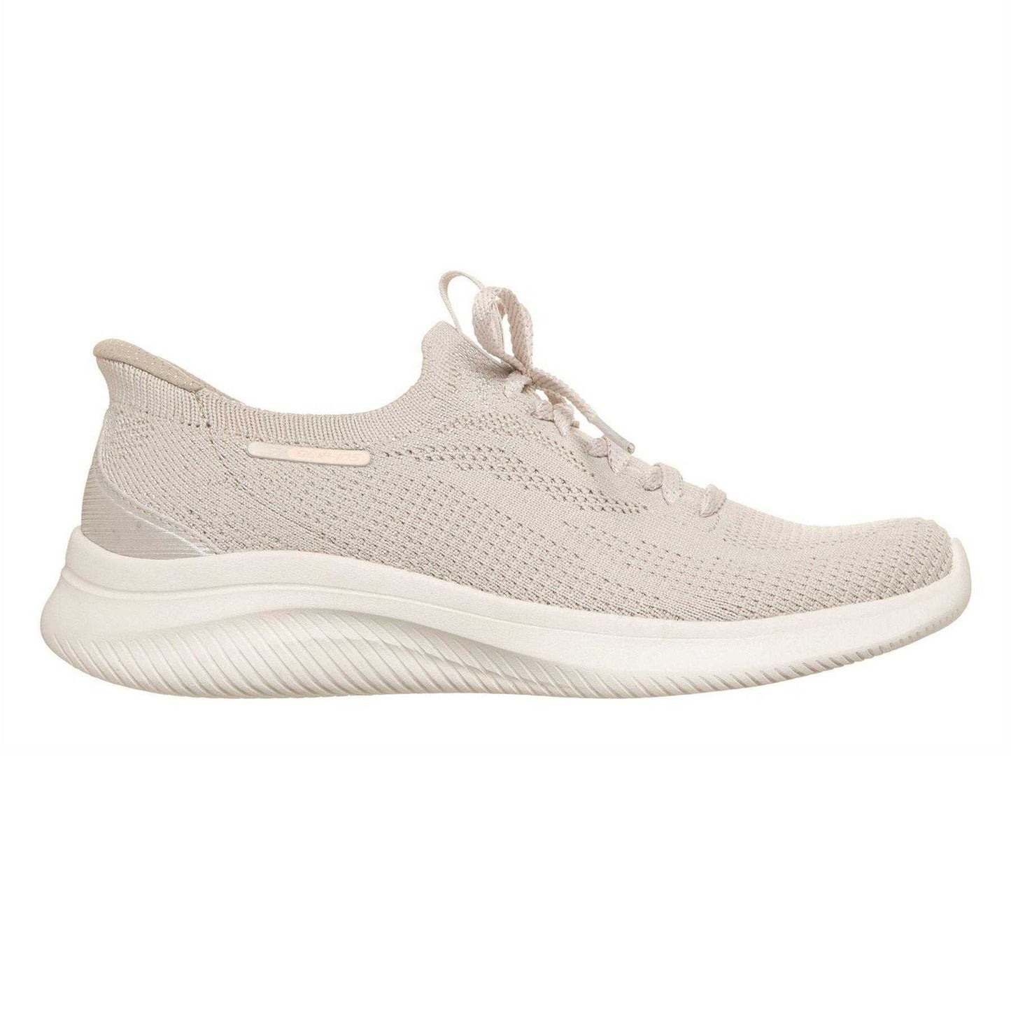 Natural - Front - Skechers Womens-Ladies Ultra Flex 3.0 - Brilliant Trainers