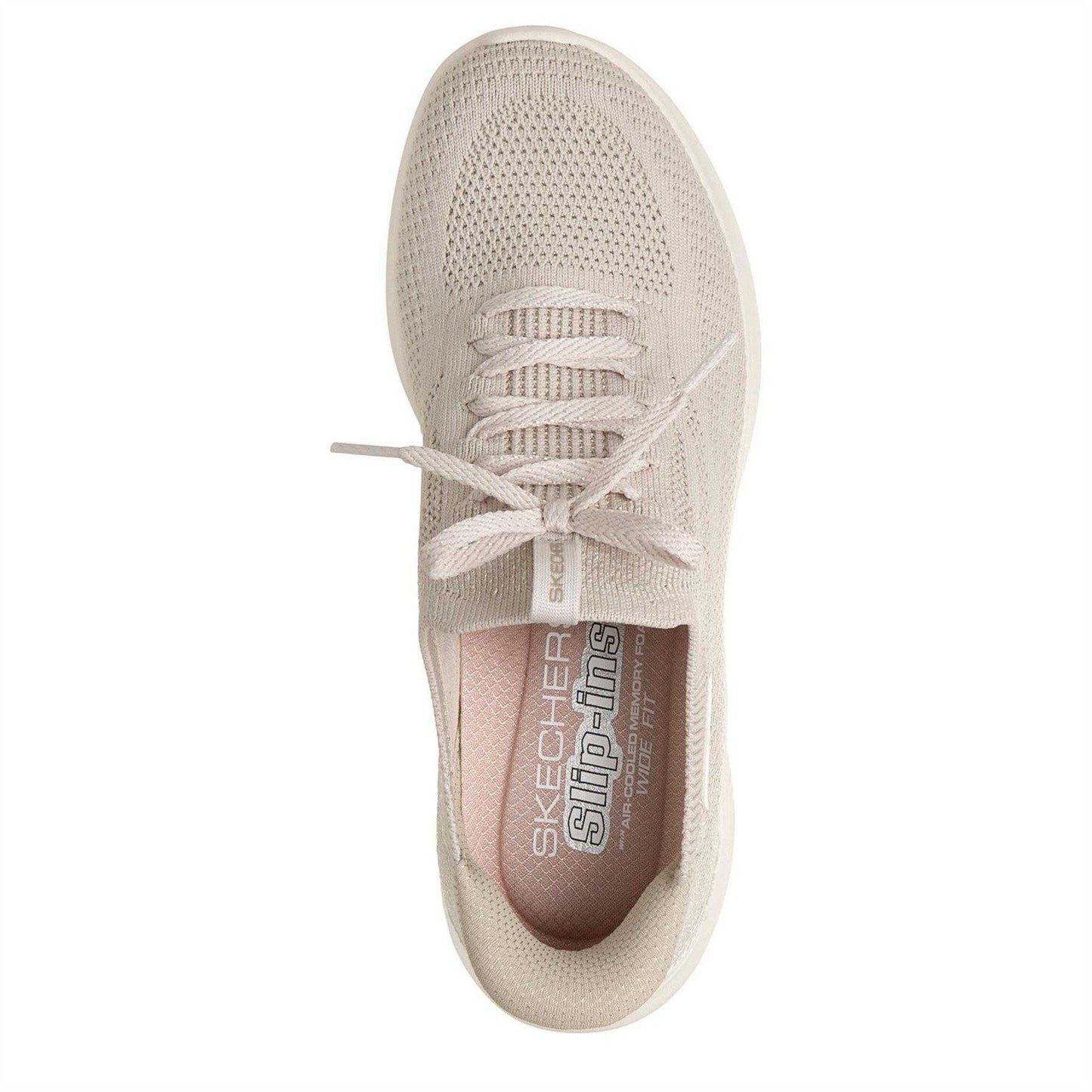 Natural - Side - Skechers Womens-Ladies Ultra Flex 3.0 - Brilliant Trainers
