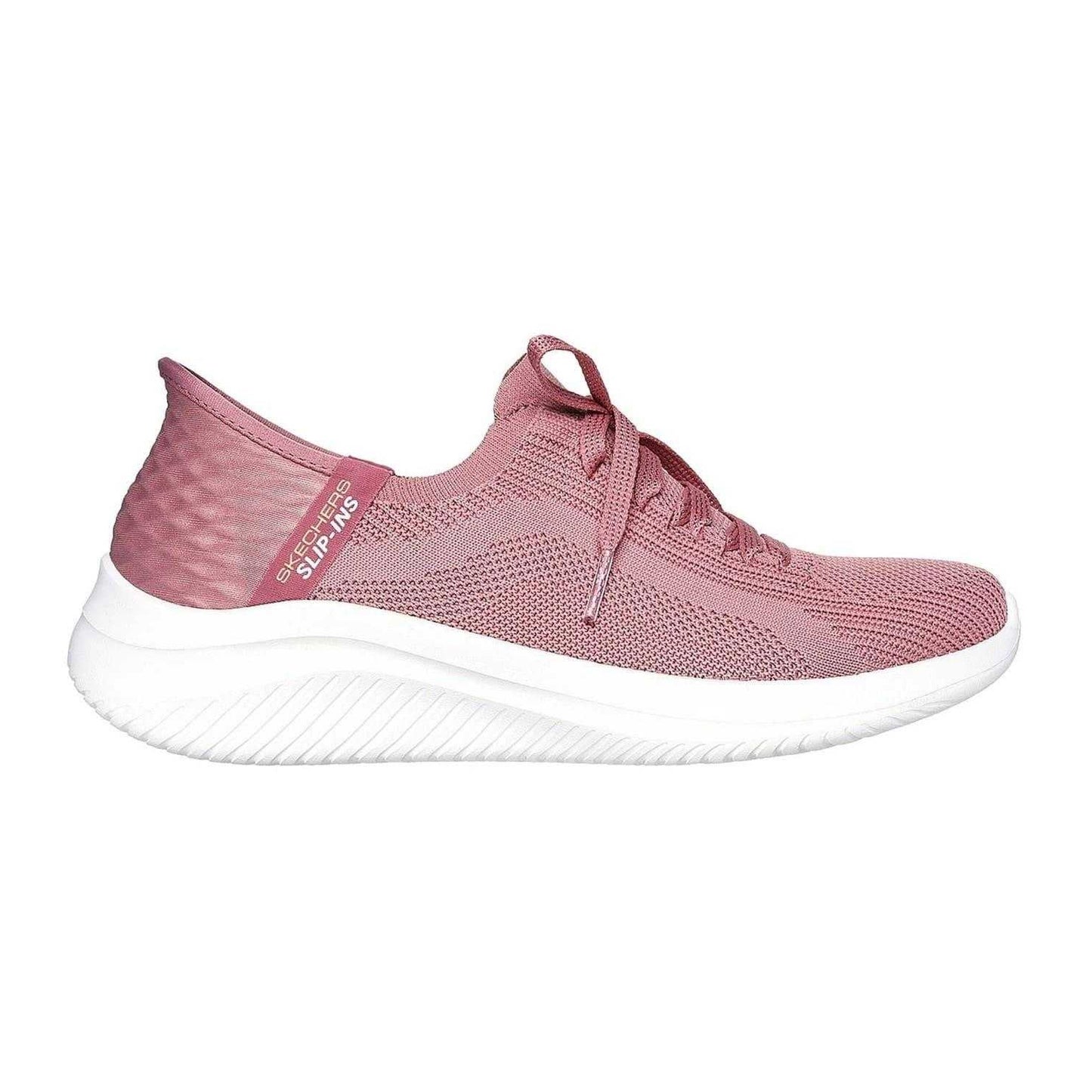 Pink - Front - Skechers Womens-Ladies Ultra Flex 3.0 - Brilliant Trainers