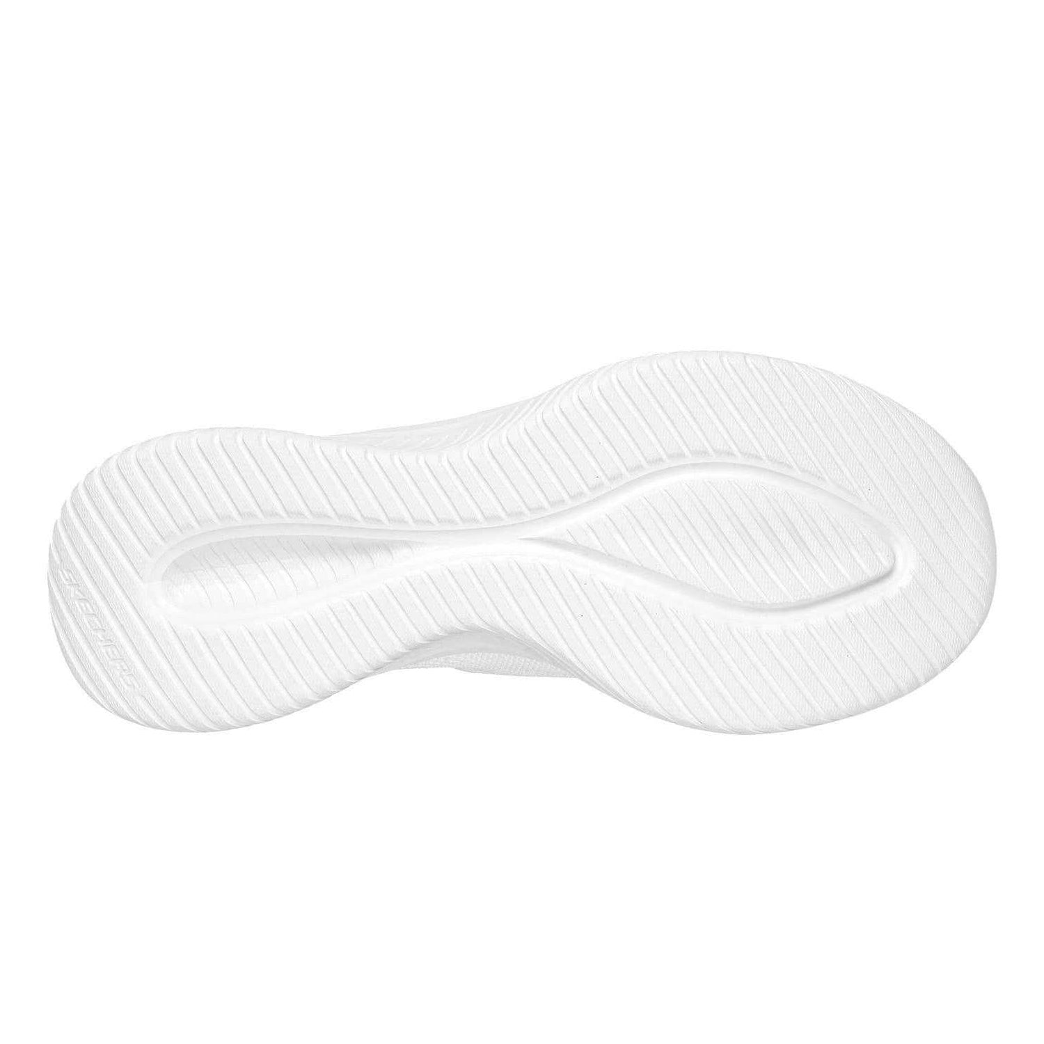 White - Side - Skechers Womens-Ladies Ultra Flex 3.0 - Brilliant Trainers