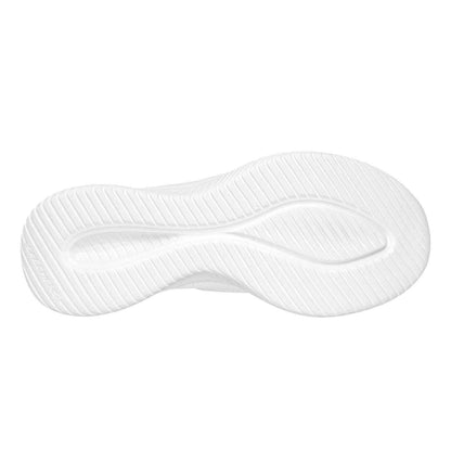 White - Side - Skechers Womens-Ladies Ultra Flex 3.0 - Brilliant Trainers