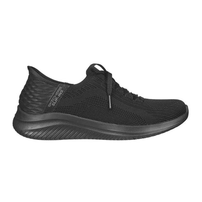 Triple Black - Front - Skechers Womens-Ladies Ultra Flex 3.0 - Brilliant Trainers