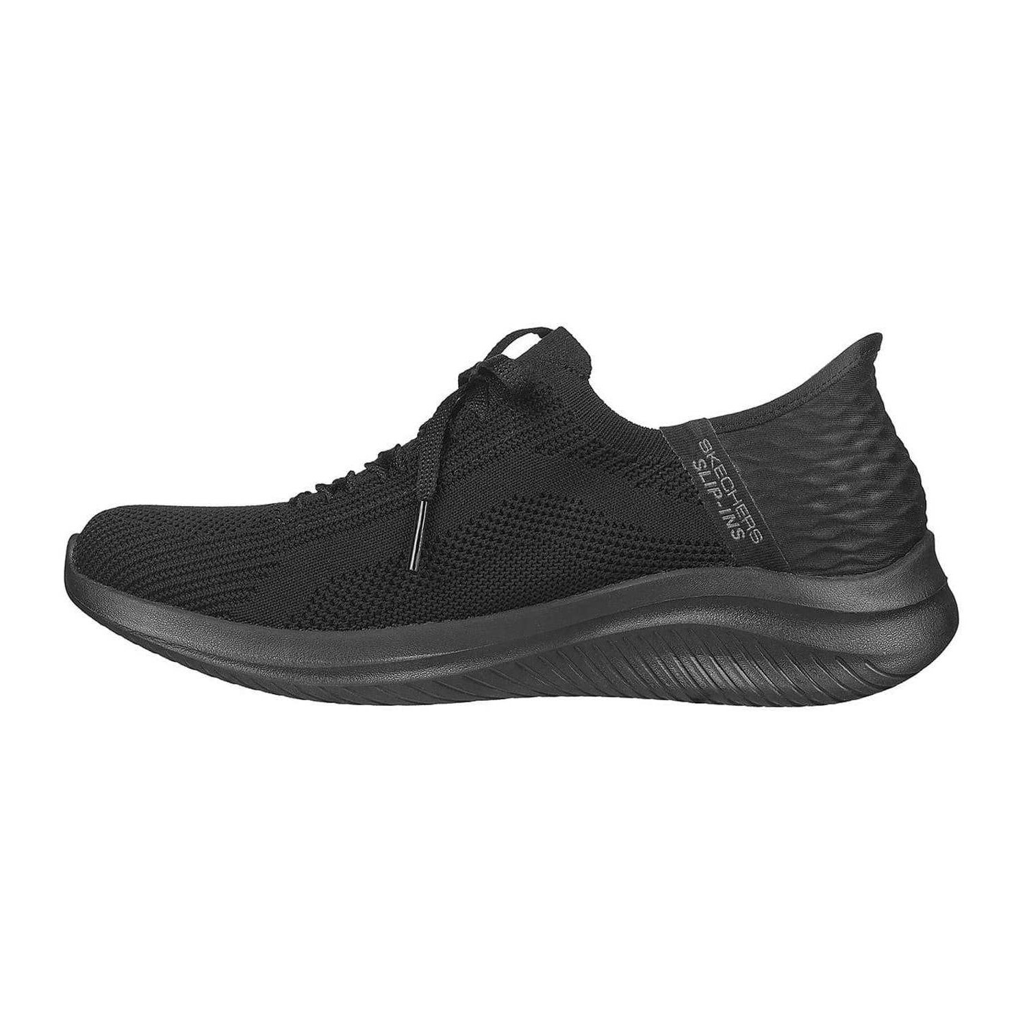 Triple Black - Back - Skechers Womens-Ladies Ultra Flex 3.0 - Brilliant Trainers
