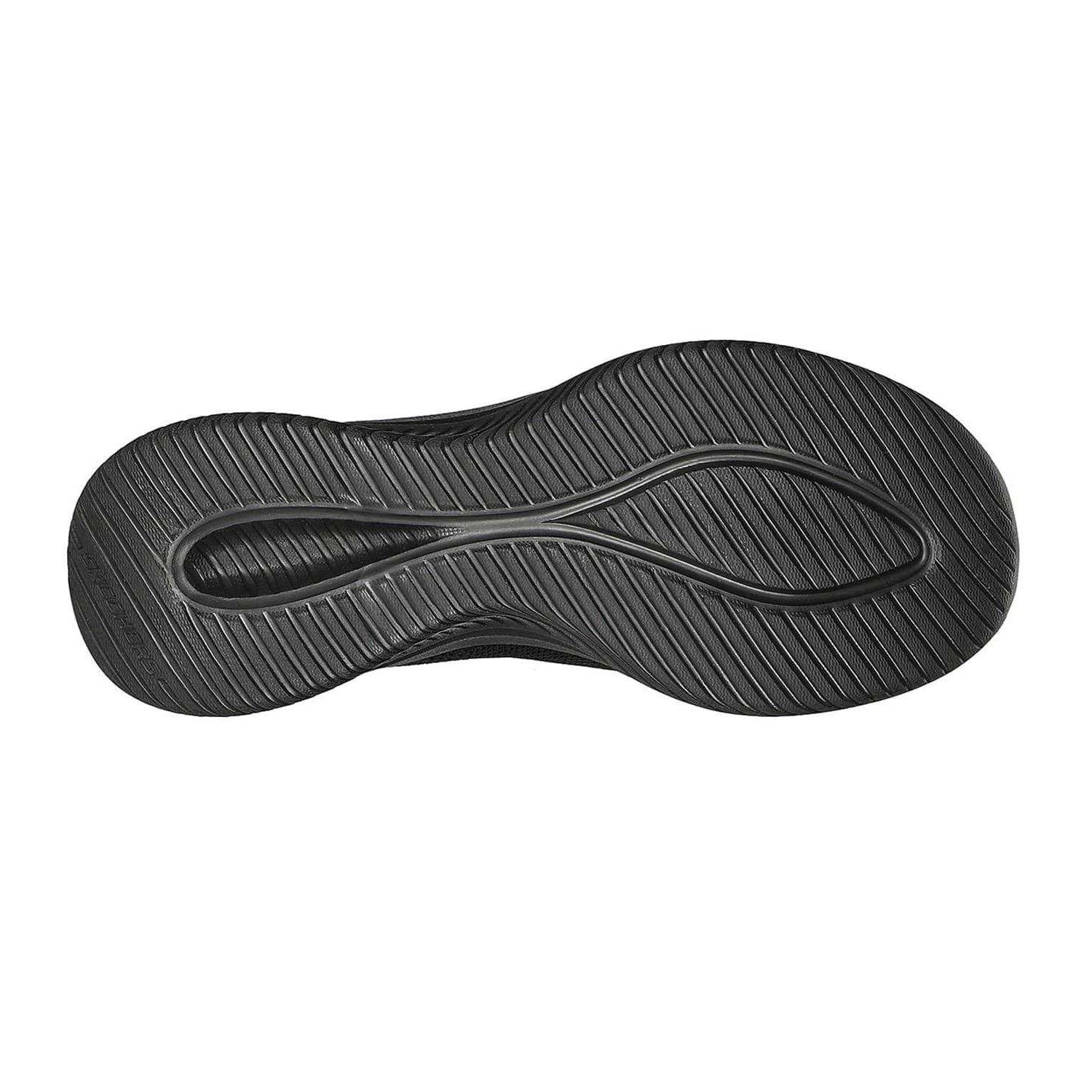 Triple Black - Side - Skechers Womens-Ladies Ultra Flex 3.0 - Brilliant Trainers