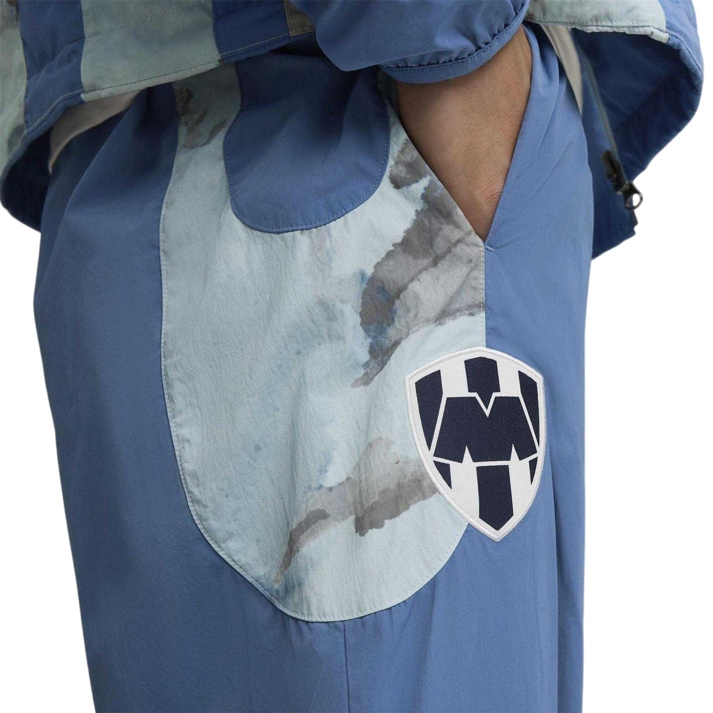 Deep Navy - Side - Puma Mens CF Monterrey Tracksuit Bottoms