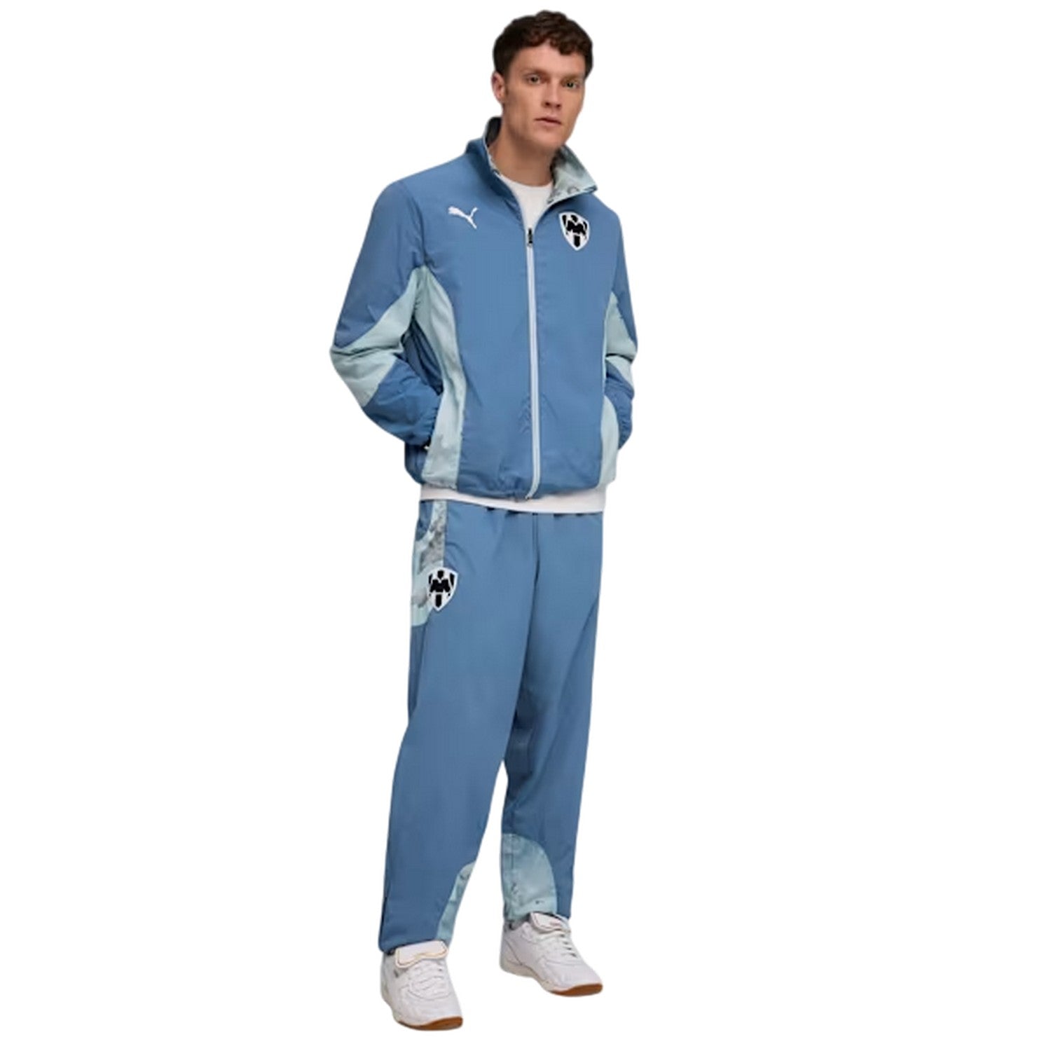 Deep Navy - Pack Shot - Puma Mens CF Monterrey Tracksuit Bottoms