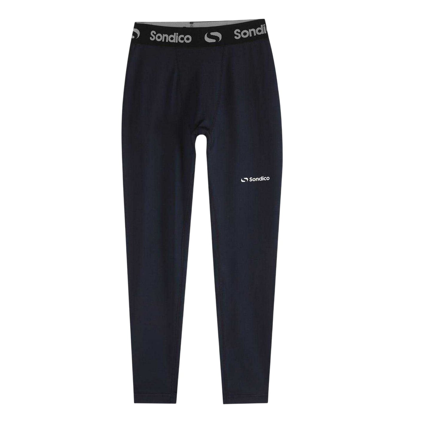 Navy - Front - Sondico Boys Core Logo Base Layer Bottoms