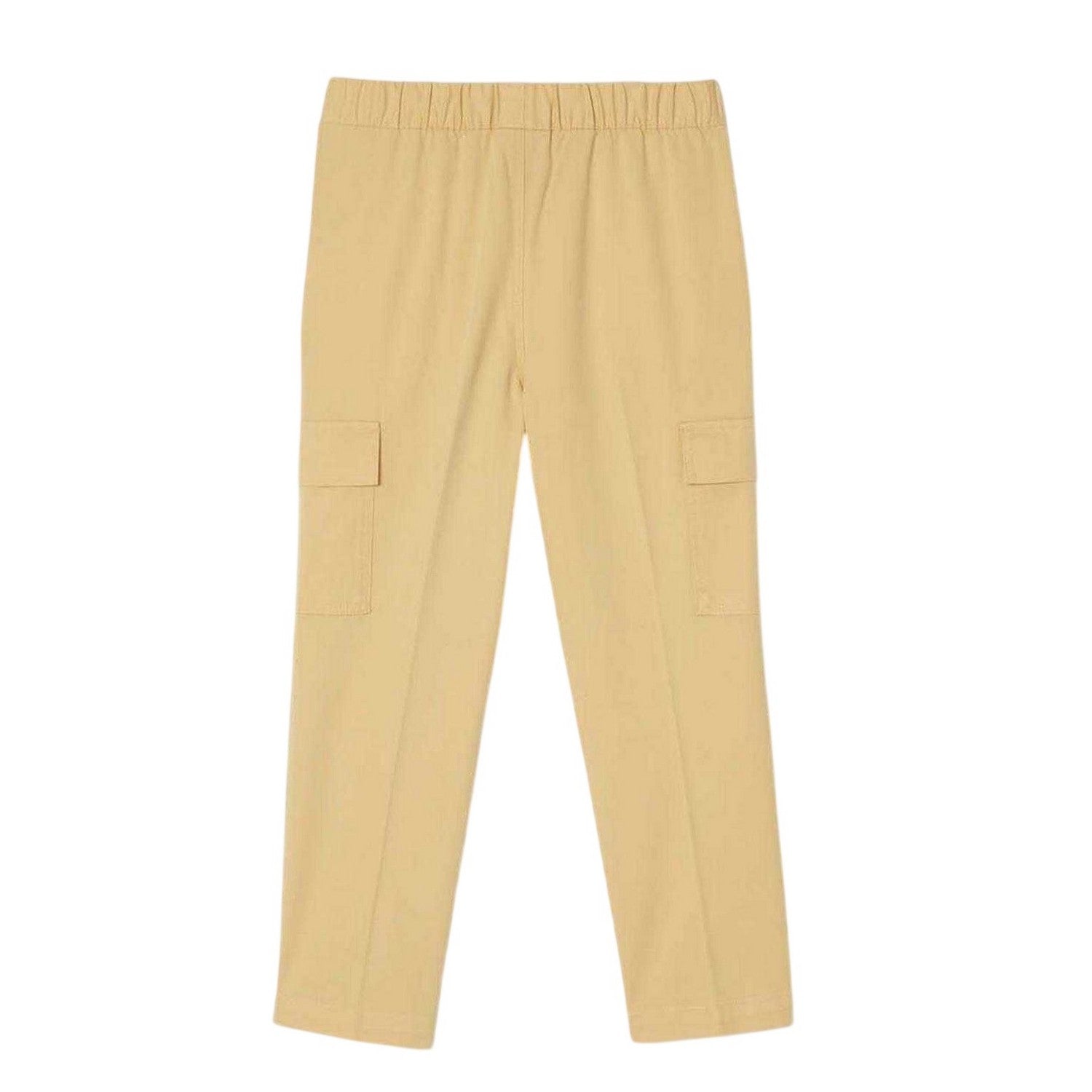 Natural - Back - Lacoste Womens-Ladies Gabardine Cargo Trousers
