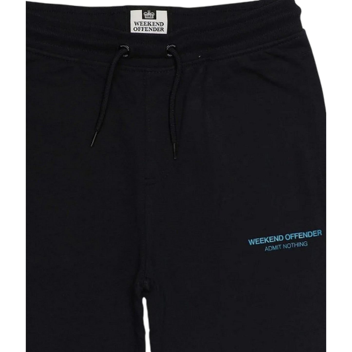 Navy - Side - Weekend Offender Womens-Ladies Cascade Sweat Shorts
