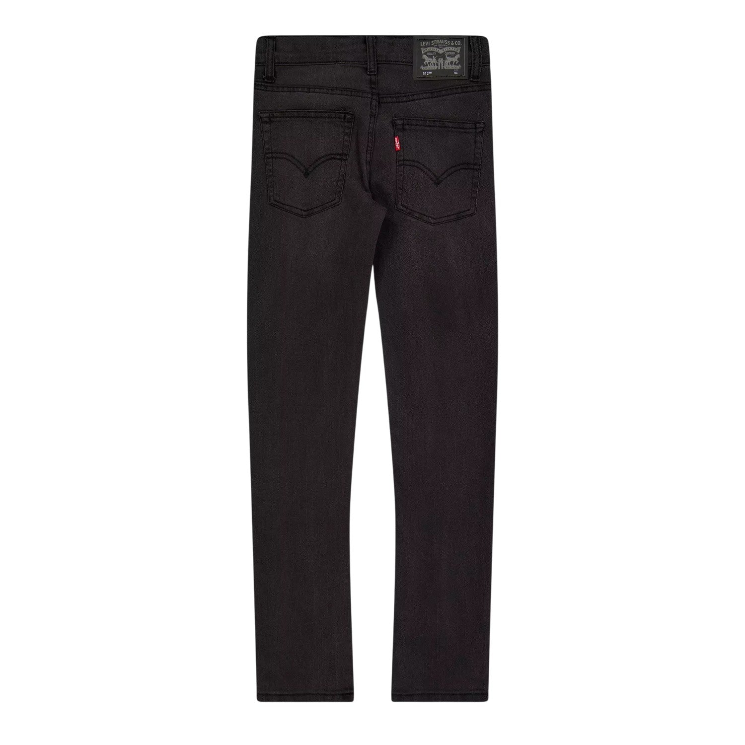 Black - Back - Levis Childrens-Kids 512 Denim Jeans